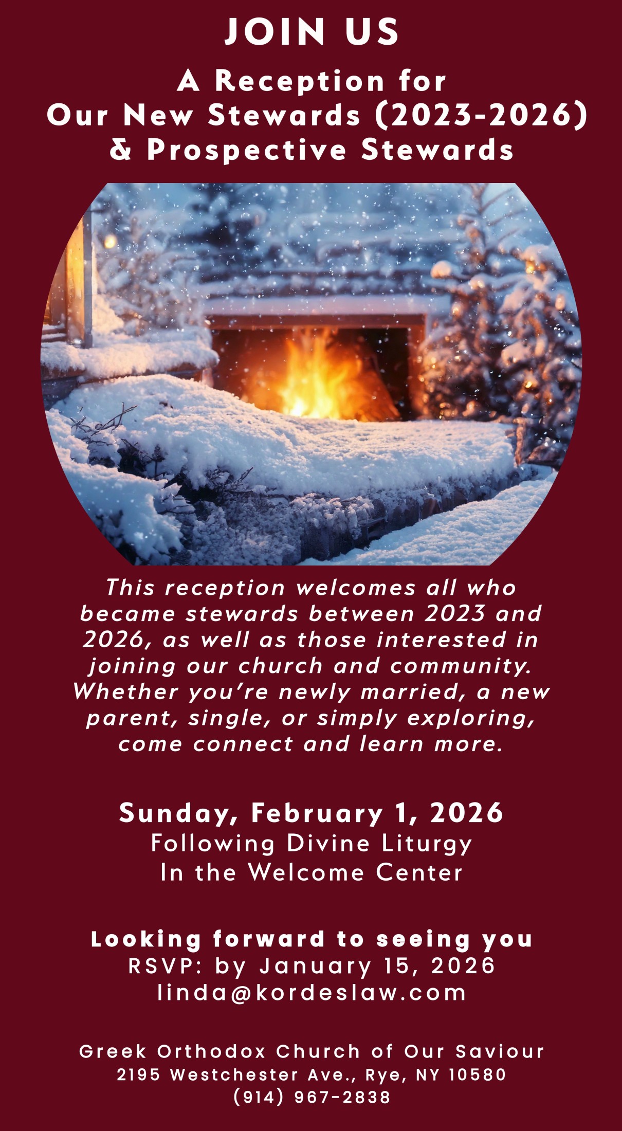 New Steward Reception